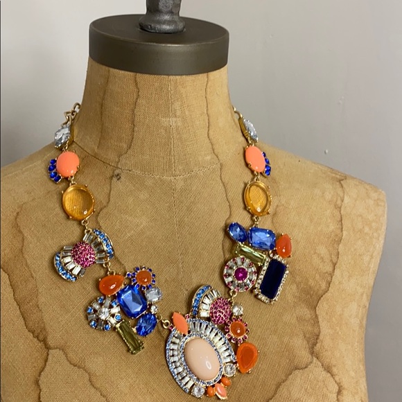 Rhinestones of color Necklace - Picture 1 of 6